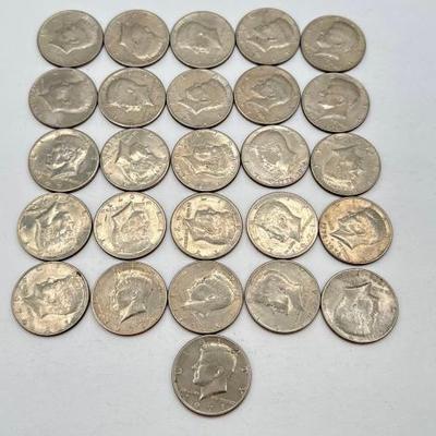 #1502 • (26) 1971-1979 Kennedy Half Dollars