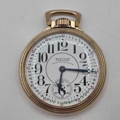 #1124 • 14KGF Hamilton Pocket Watch
