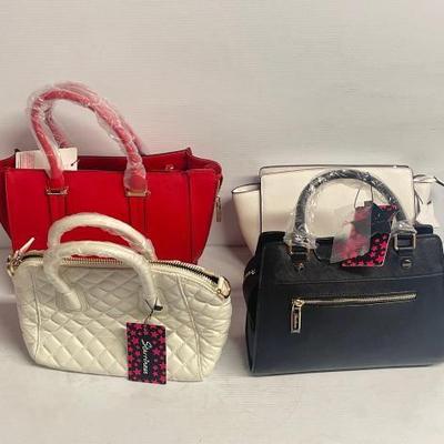 #6016 • NEW!!! (4) Starriness Genuine Leather Women’s Bag