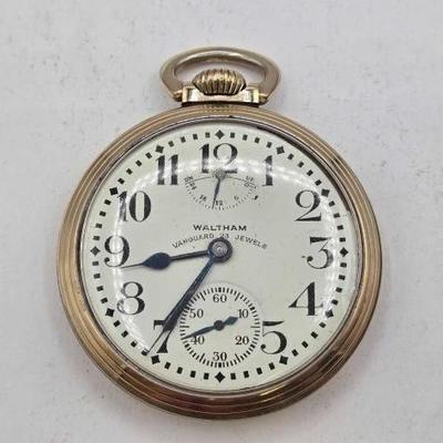#1128 • (2) Waltham Pocket Watches
