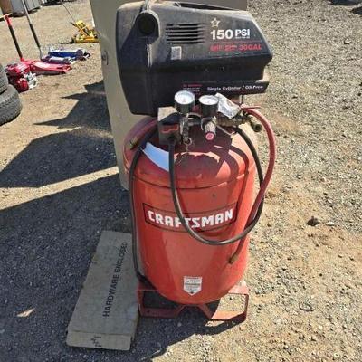 #80400 • Craftsman Air Compressor with Caster
