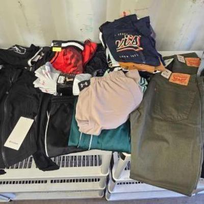 #4052 • Levi Jeans, Lulu Lemon Zipup, Nike Shirts, Graphic Tees and More
