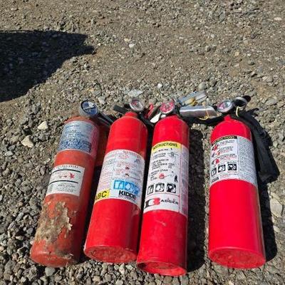 #80510 • (4) Fire Extinguishers