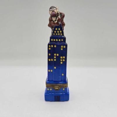 #1960 • Empire State Building with King Kong Limoges Trinket Box