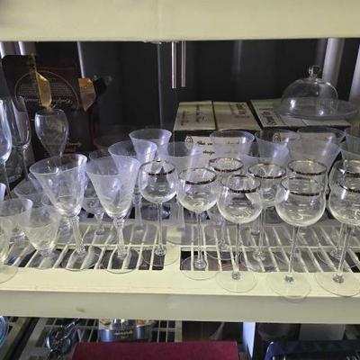 #10026 • Assorted Glass Stemware
