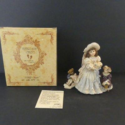 Vintage 1995 Yesterday's Child Dollstone Collection "Emily with Kathleen & Otis...The Future" #3508 - In Original Box
