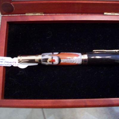 Handmade pen in Presentation box.