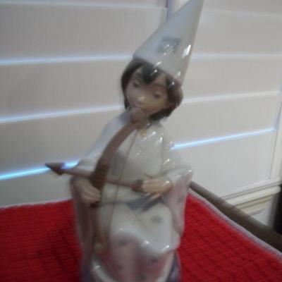 Close up of figurine