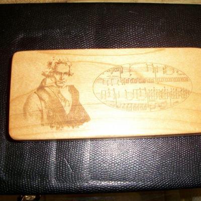 Wood Pen Presentation Box, includes Handmade Steinway Pen.