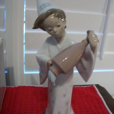 close up of figurine