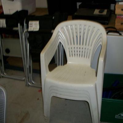Plastic chairs