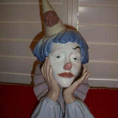 Vintage Lladro porcelain "Jester" Figurine