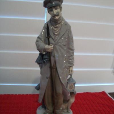 Vintage Lladro porcelain "The Watchman" figurine.