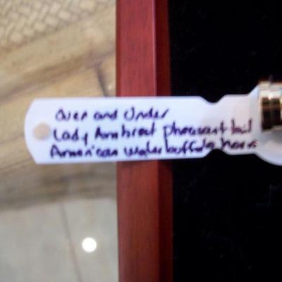 Tag on pen.