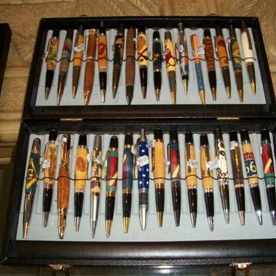 Case of Handmade pens