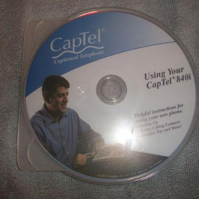 CD for CapTel 840i