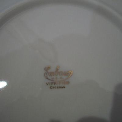 Mark on back of plate