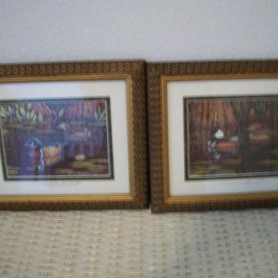 2 - James R. Darnell Lithographs signed.
