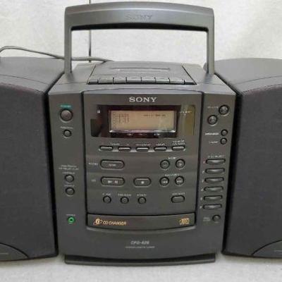 Sony CFD-626 CD Cassette Radio Boom Box
