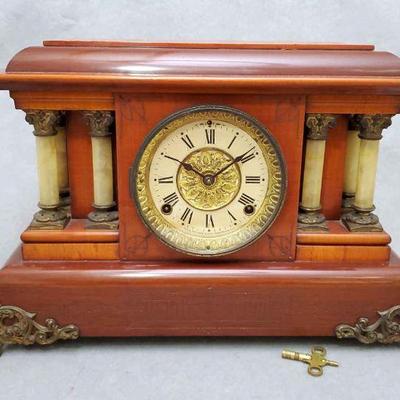 Antique Seth Thomas Adamantine Mantle Clock