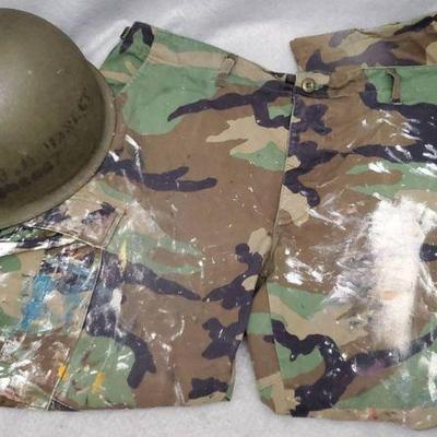 Army Helmet & Trousers