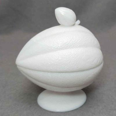 Vintage Milk Glass Nut Dish