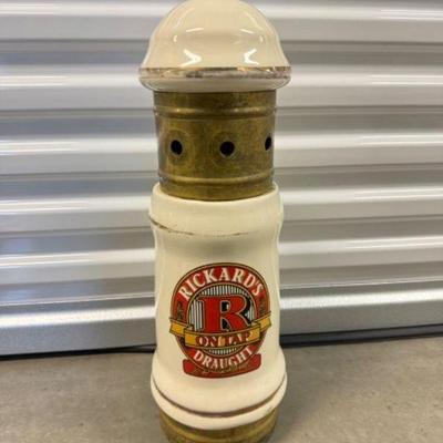 Vintage Rickard's Draught Draft Beer Tower	