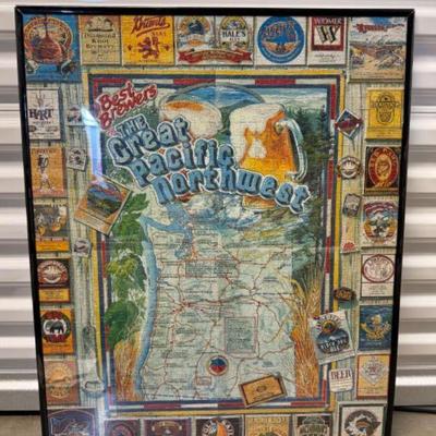 Great Pacific Northwest Brewers Jigsaw Puzzle Art	