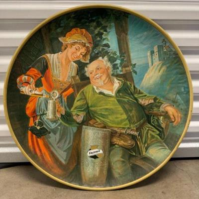 1900 FalStaff Beer Advertising Platter (1971 Reproduction) NO. 14996	
