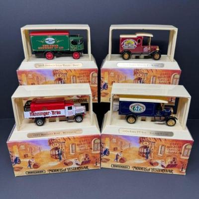 Vintage Matchbox Brewery Delivery Truck Collection (1912-1932)	