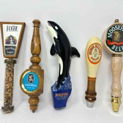 Vintage & Rare Beer Tap Handles: Rogue, Löwenbräu, Alaskan, Killian's+	