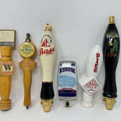 Mixed Vintage & Craft Beer Tap Handle Collection: Widmer, Nor'Wester +	