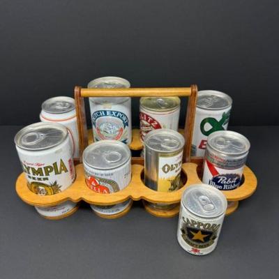 Vintage Beer Can Collection: Sapporo, Lucky Bock, Olympia & More	