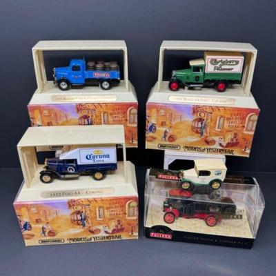Vintage Matchbox Collectible Brewery & Delivery Trucks - 1930s Models	