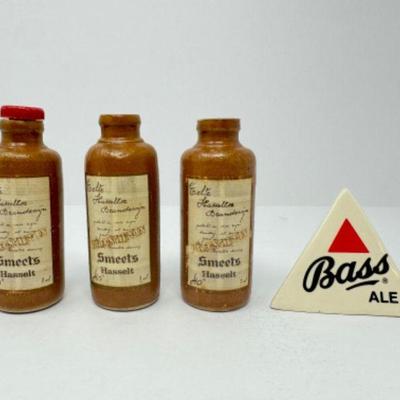 Vintage Belgian Beer & Brandy Collectibles	