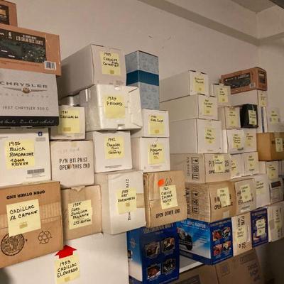 boxes to most of the model cars