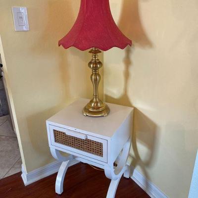 White Accent Table