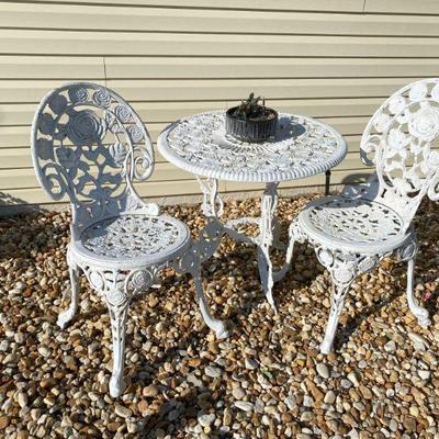 White Bistro Set