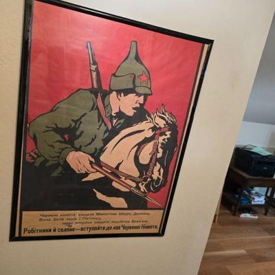 Old Soviet poster