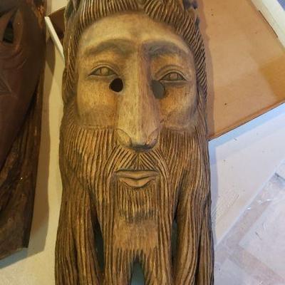 Wood carving