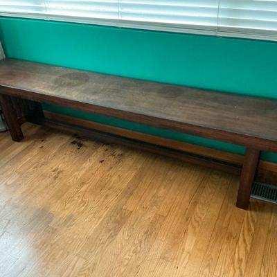 Long Wood Bench