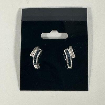 sterling cz earrings