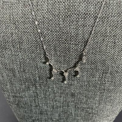 sterling cz necklace