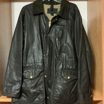 Mens Filson Distressed Wax Field Jacket - Size XL