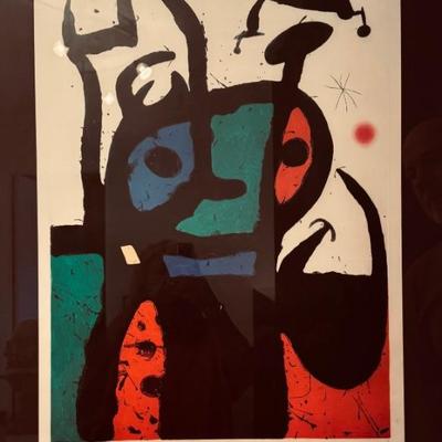 Signed numbered    By Miro 