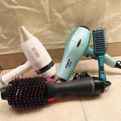 Hair Care Tools Lot - Revlon, Conair, Hot Tools Dryer