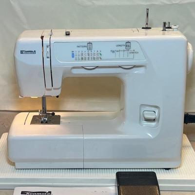 Kenmore Sewing Machine Lot - Includes Machine, Foot Pedal, Instruction Manual & Case