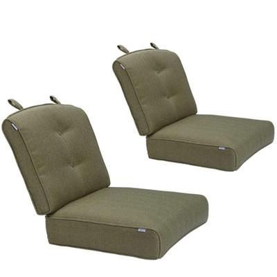 NEW La-Z-Boy Outdoor Cushion Set - 2 Pack, Comfortable & Stylish Green