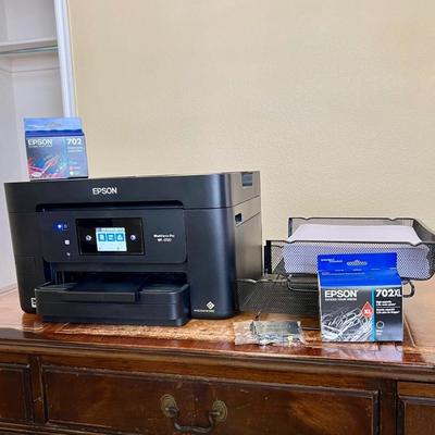 Epson Workforce Pro Printer Lot - Includes Printer, Ink Cartridges & Paper Tray