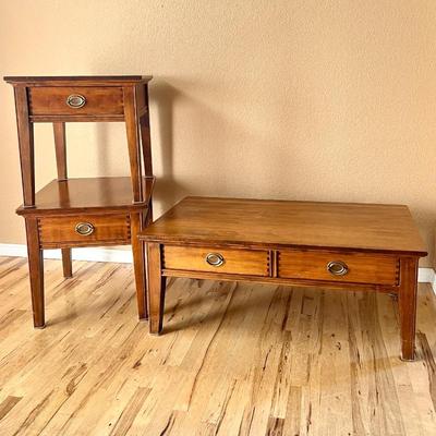  Vintage Amish Coffee Table Set by a.a. Laun